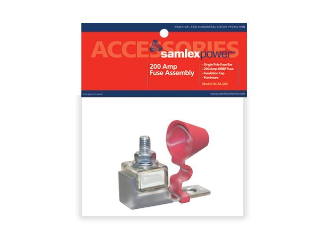 SAMLEX AMER 200 AMP FUSE ASSEMBLY- DC-FA-200