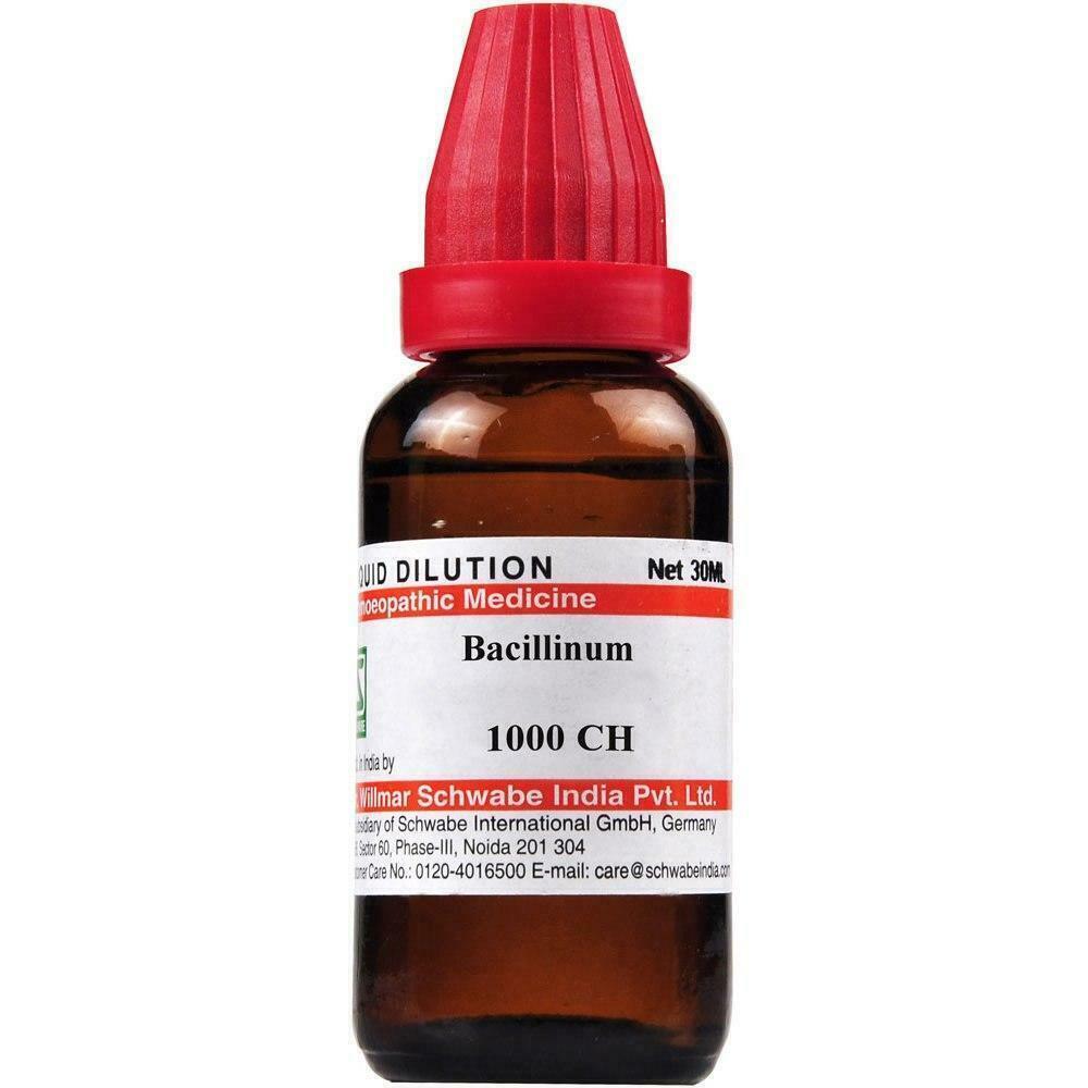 Willmar Schwabe Homeopathy Bacillinum (30 ML) (Select Potency)