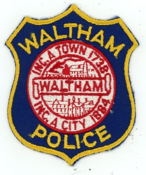 MASSACHUSETTS MA WALTHAM POLICE NICE SHOULDER PATCH SHERIFF