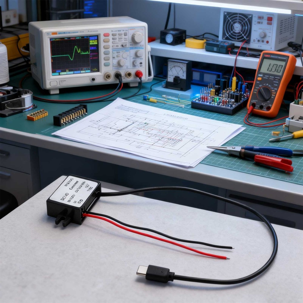 Easily Charge Your Portable Electronics with This DC to DC Converter Module