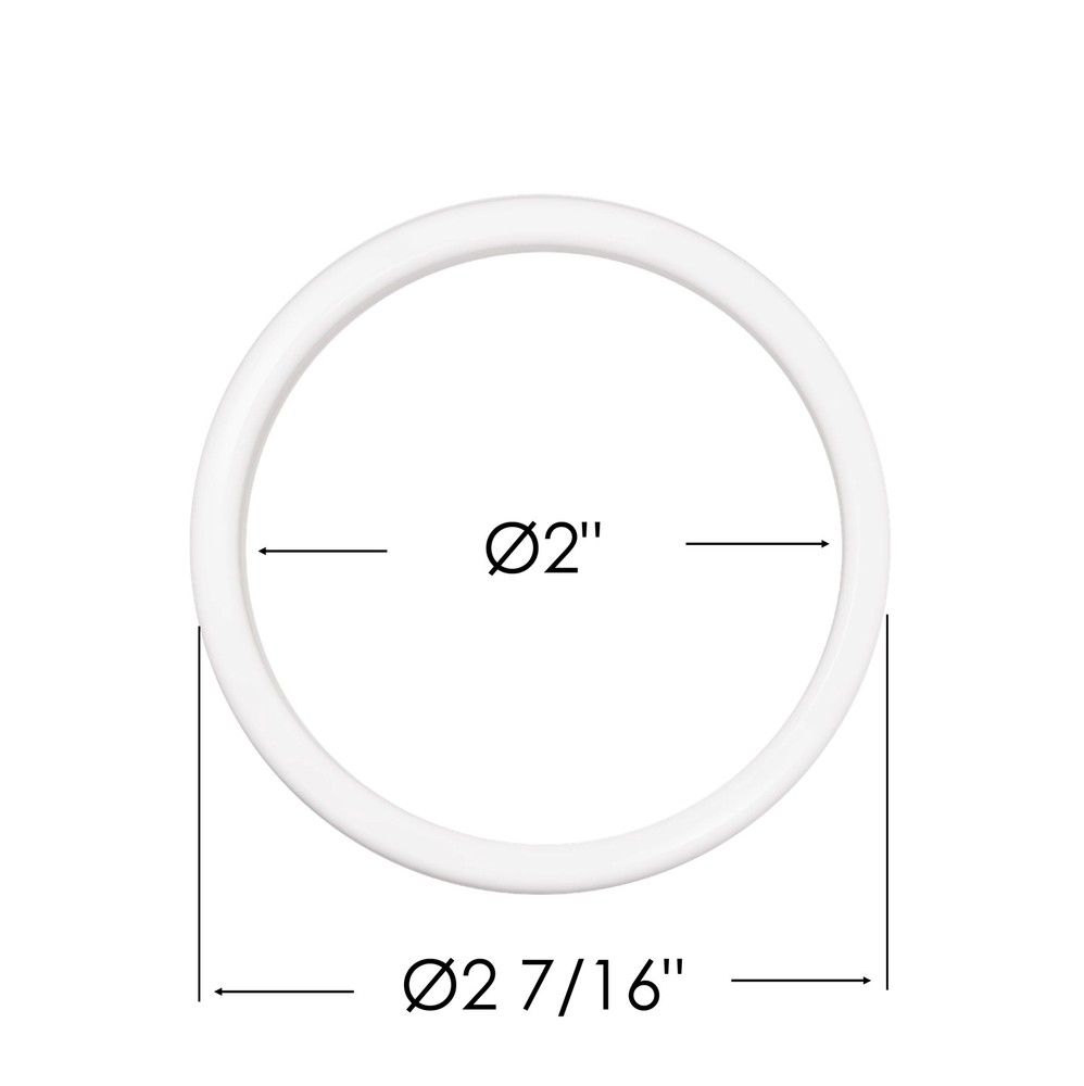 Ceilex 50 mm (2") Thermal Reinforcement Ring for Spotlights White