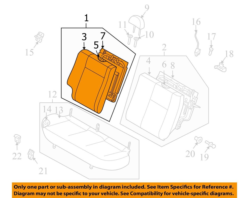 GM CUSHION 96890521 NEW OEM