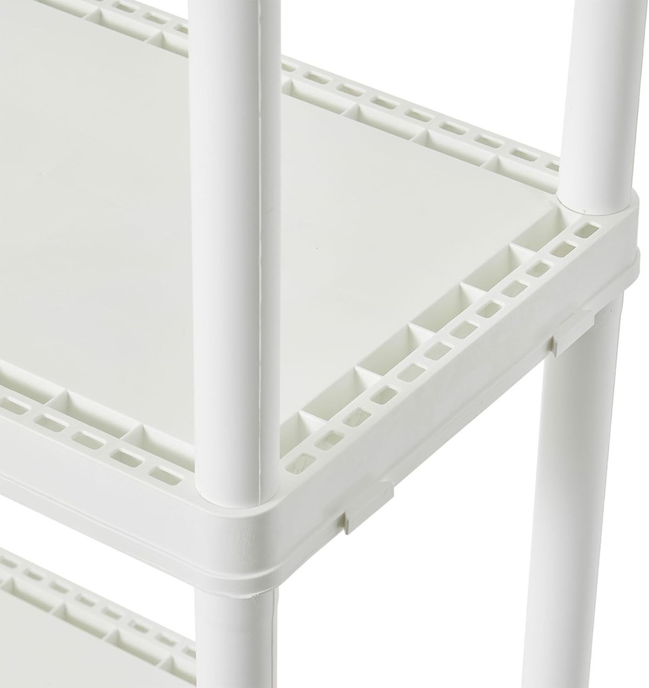 2 Pack Gracious 4 Shelf Fixed Height Solid Light Duty Storage Unit 12x24x48