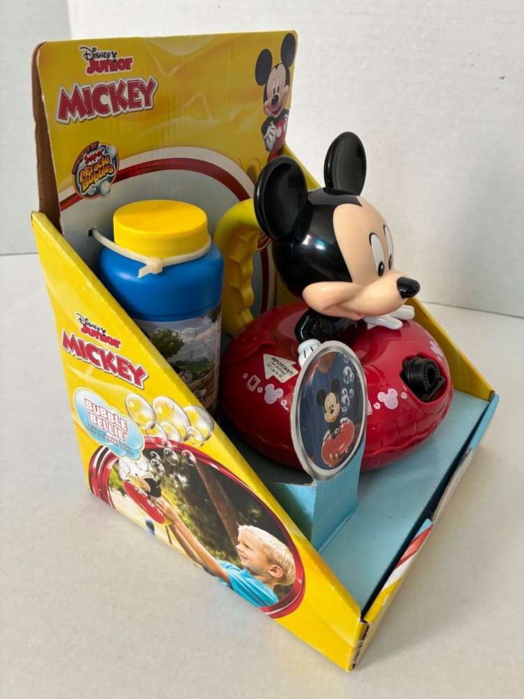 Imperial Disney Junior Mickey Bubble Bellie Super Magic Bubbles Blowing Machine