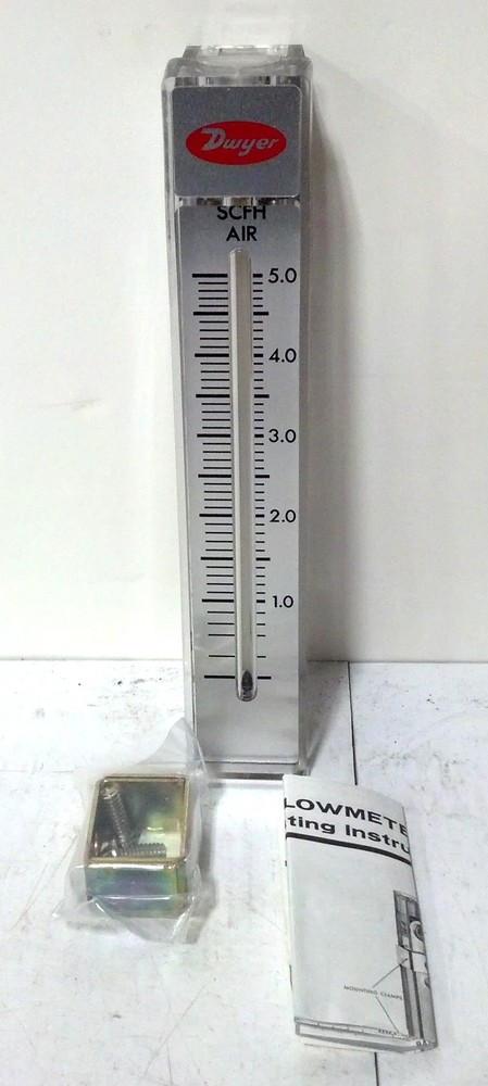 Dwyer RMB-49 0.5-5 SCFH Rate-Master Variable Area Flowmeter