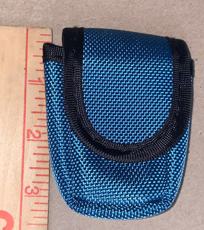 (12) Vertical Rugged Accessory Tool Pouch With Belt Loop & Lanyard 2" x 3"