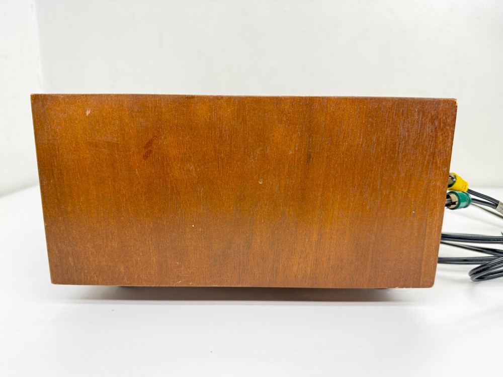 Vintage Zenith Solid State Cassette Stereophonic Tape Recorder E-637W UNTESTED