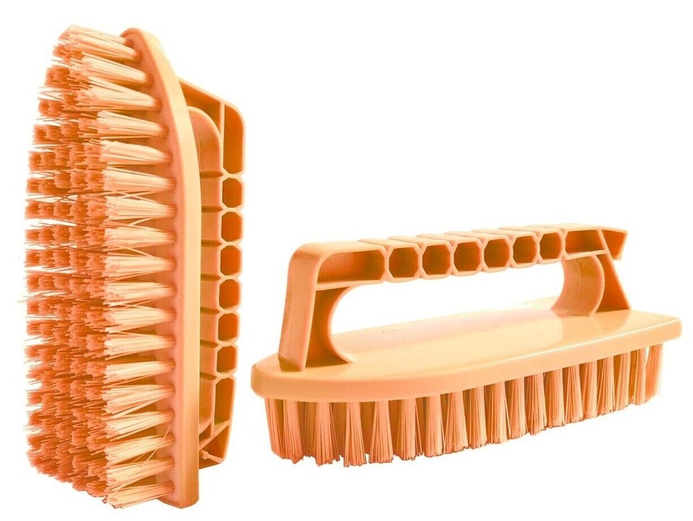 2 Pcs Sst Multi Purpose Heavy Duty Utility Kitchen Bathroom Cleaning Scrub Brush