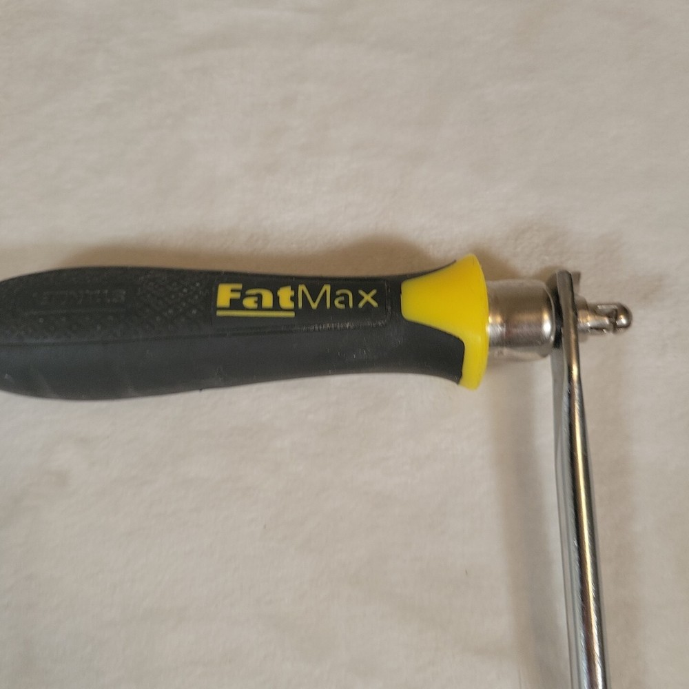 Stanley Fatmax 015106 Coping Saw Handle, Black Grip Handle, Without Blade