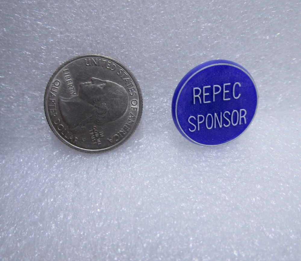 Repec Sponsor Plastic Pin
