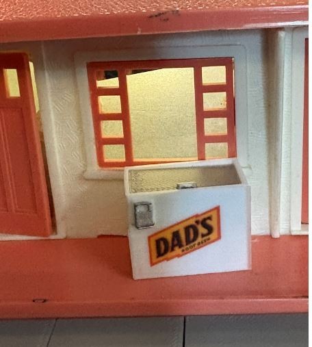 O-Gauge Vintage "Slider-Style" Soda Machine by