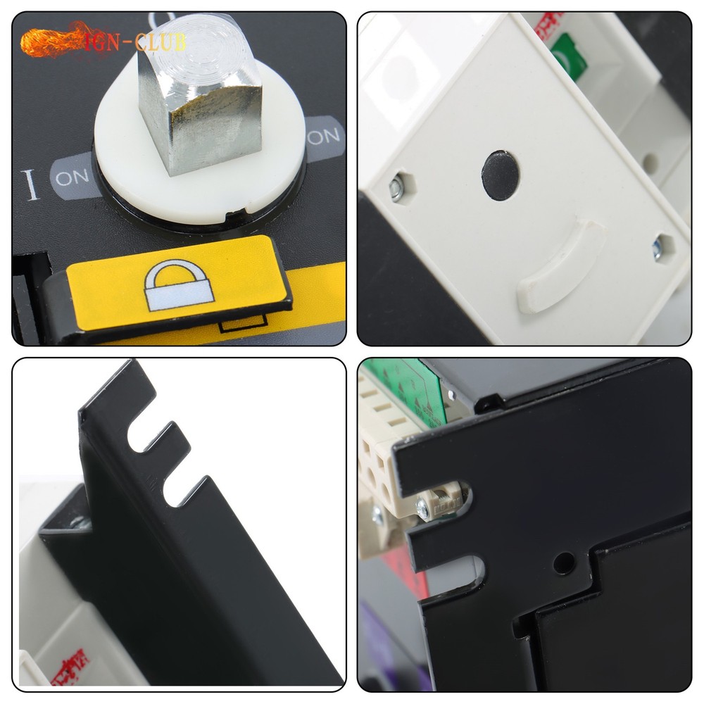 110/220V 4P Automatic Transfer Switch 160A Industrial Generator ATS Grid To AC