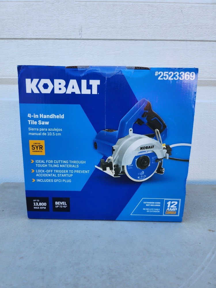 Kobalt 4-in Handheld Tile Saw (59207)