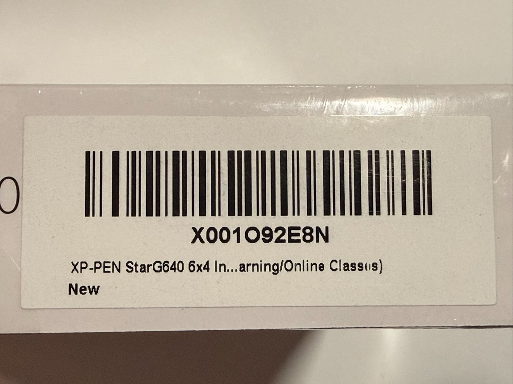 XP-Pen Star G640 Digital Drawing Tablet Graphics Tablet New Sealed