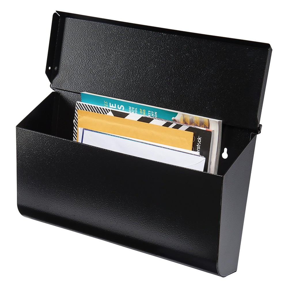 Woodlands Wall-Mounted Mailbox for Outside Rust-Resistant Galvanized Steel Meta