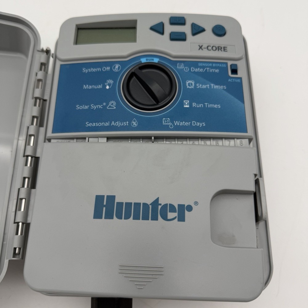Hunter X-Core XC-400 Outdoor Controller Timer 4, 6 or 8 Stations 120V TESTED