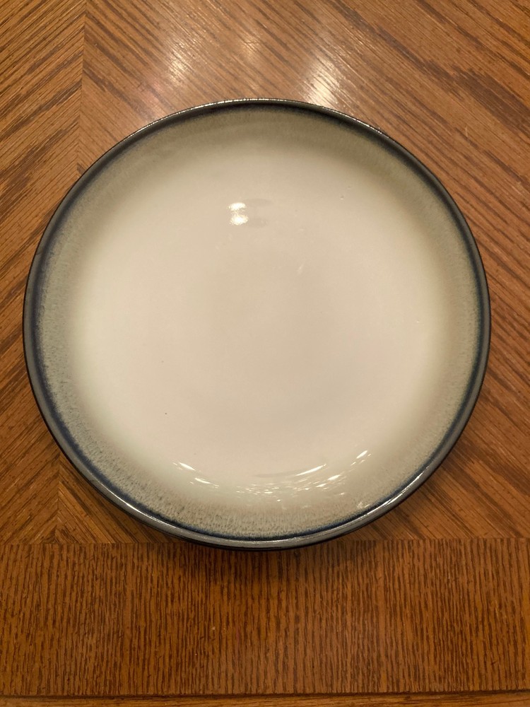 Sango Nova Black 4932 Salad Plate ~7.55" Diameter