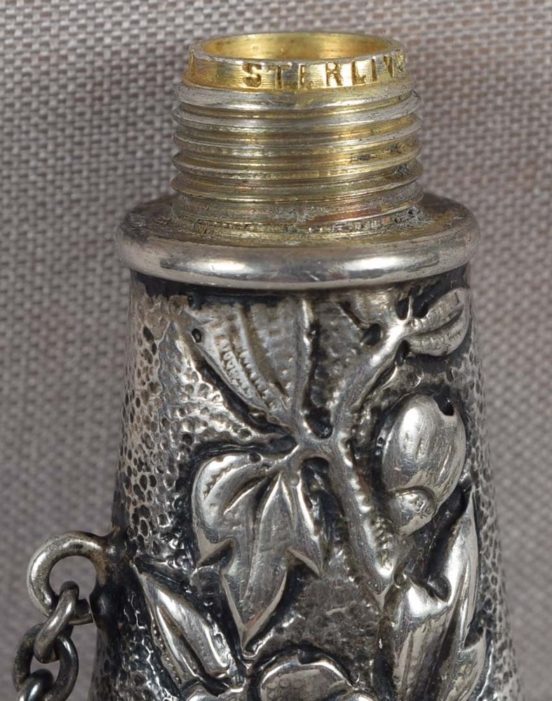 Victorian sterling silver PERFUME BOTTLE