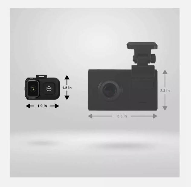 YADA beon Capture Cam (Mini Action & Dash Cam) 1080p - White