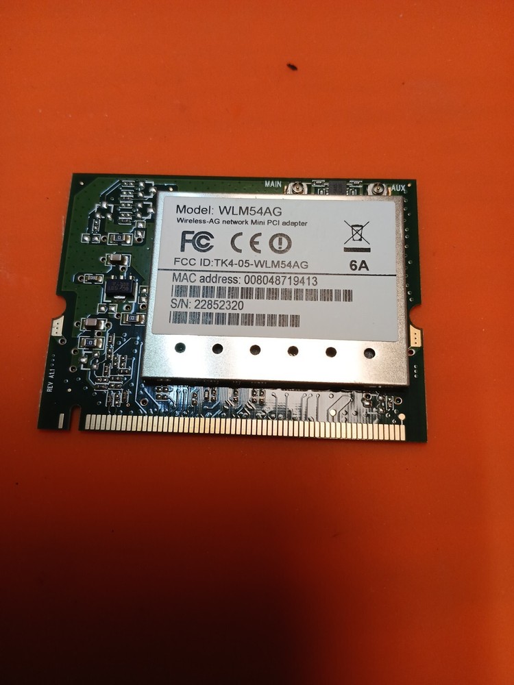 Compex WLM54AG Wireless-AG Network Mini PCI Adapter