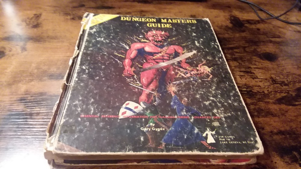 Advanced Dungeons & Dragons Dungeon Masters Guide 6th Alpha AD&D Vintage OOP