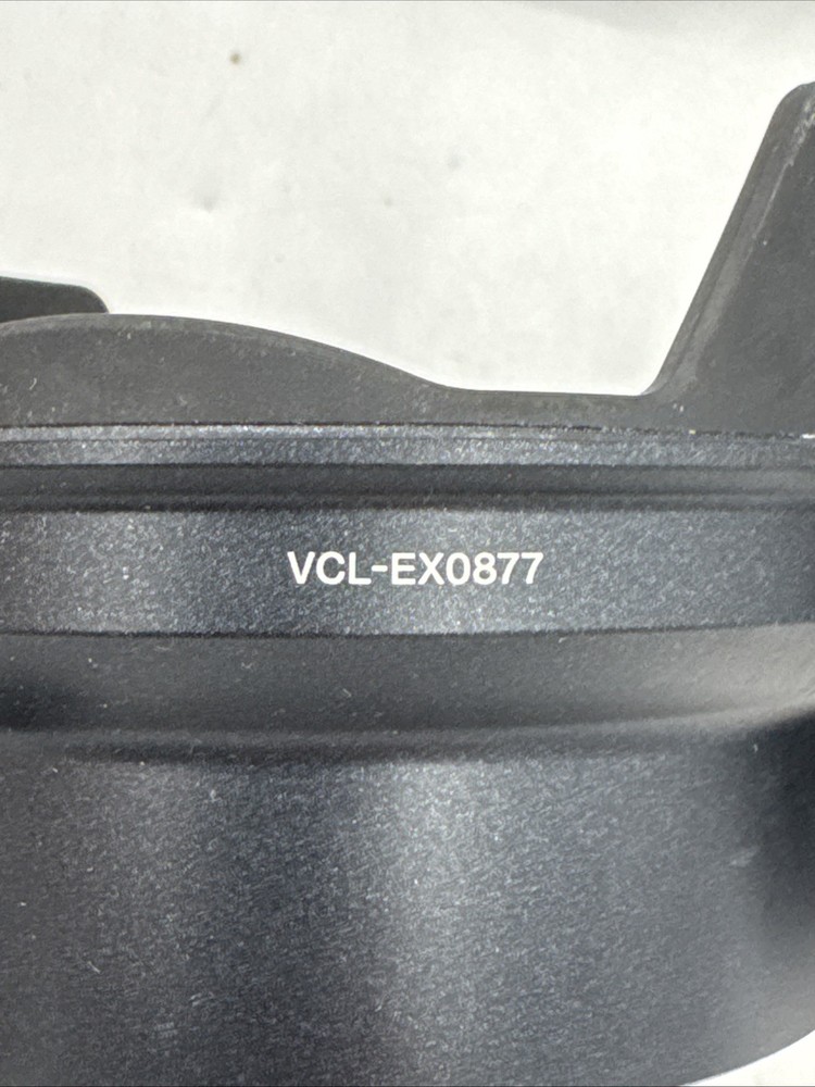 (2) Sony VCL-EX0877 0.8x Wide Angle Conversion Lens