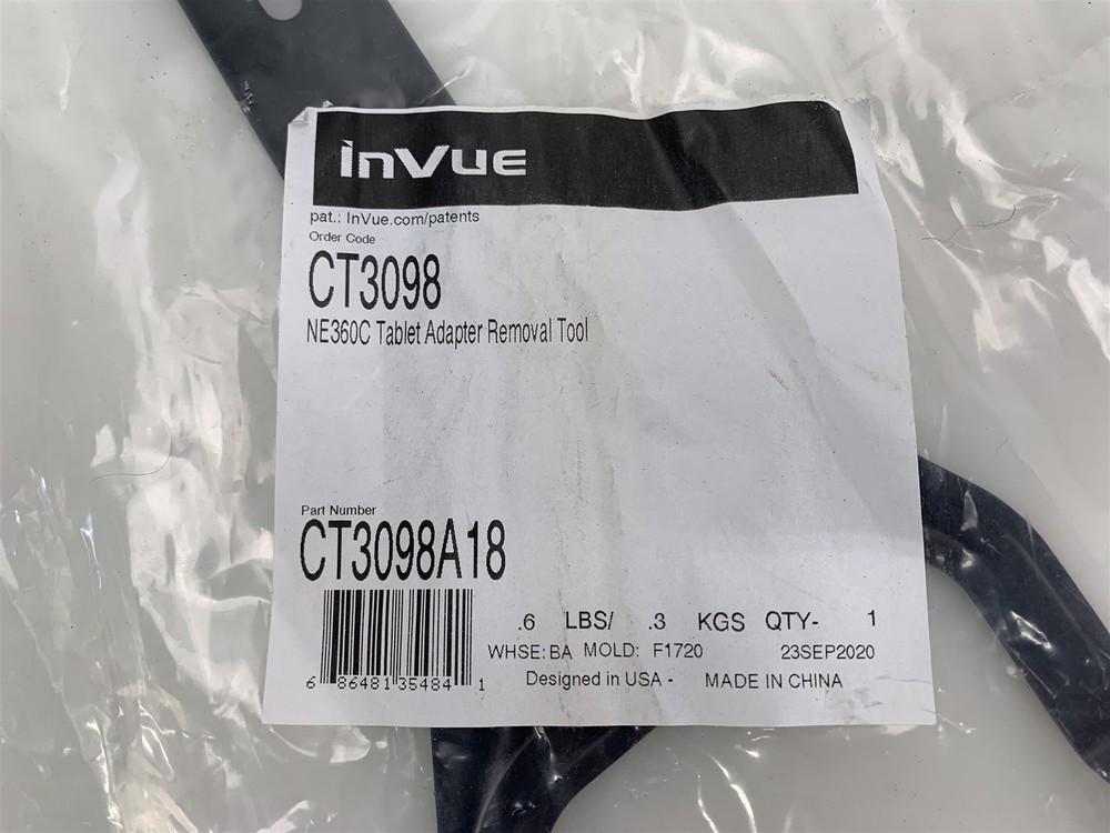 inVue NE360C Tablet Adapter Removal Tool CT3098