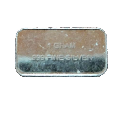Rose Design Silver Bar 1 Gram