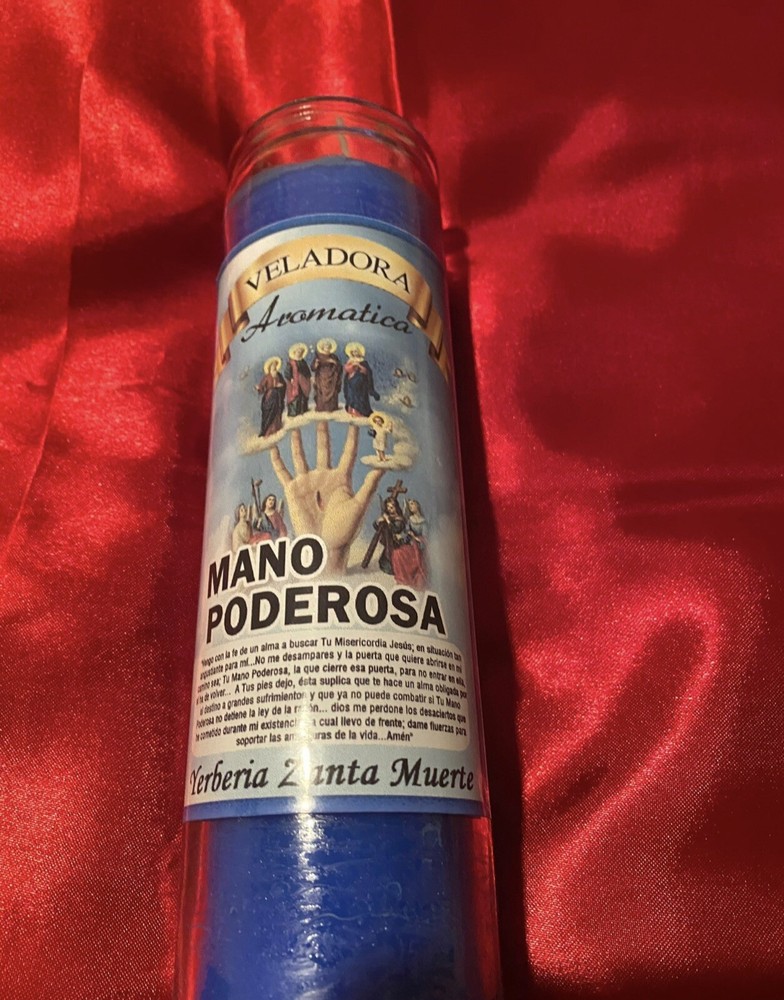 Veladora Mano Poderosa Preparada Con Hierbas Y Aceites