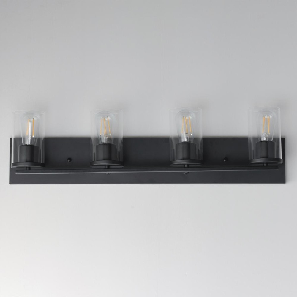 Maxim Lighting 10284CLBK Lateral Bathroom Vanity Light Black