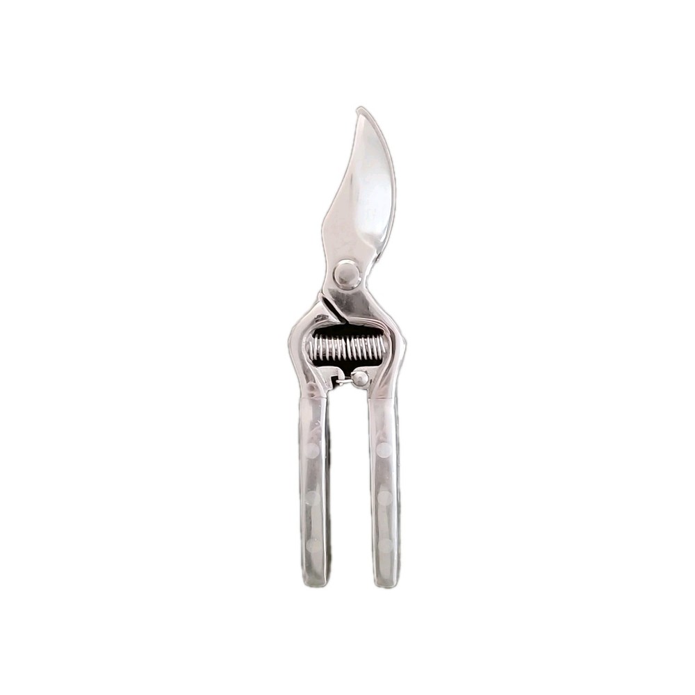 Solid Stainless Steel Hand Pruners Very Sharp, Excellent Condition 8" Long