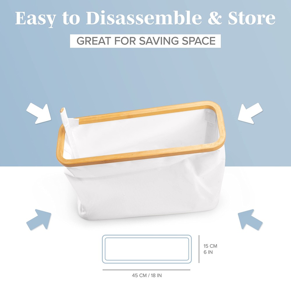 Toilet Paper Storage for 12 Rolls, Stackable & Foldable - The Ultimate Bathro...