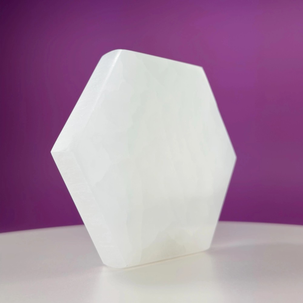 Selenite Hexagon Plate