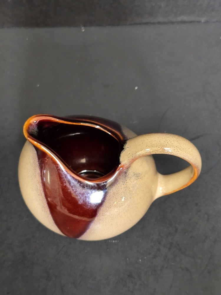Sango China Nova Brown Stoneware Creamer Pitcher #4933 China 4.??" Replacement