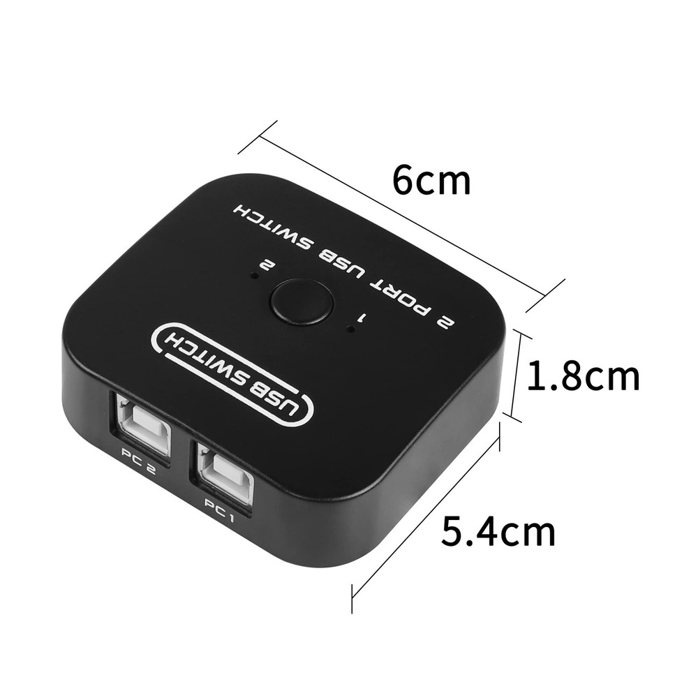USB Printer Sharing KVM Switch, Switching Without Drivers. Share Keyboard Mou...