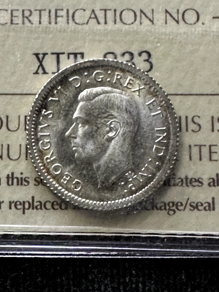 1939 ICCS Graded Canadian, 10 Cent, **MS-64** # XIT 833
