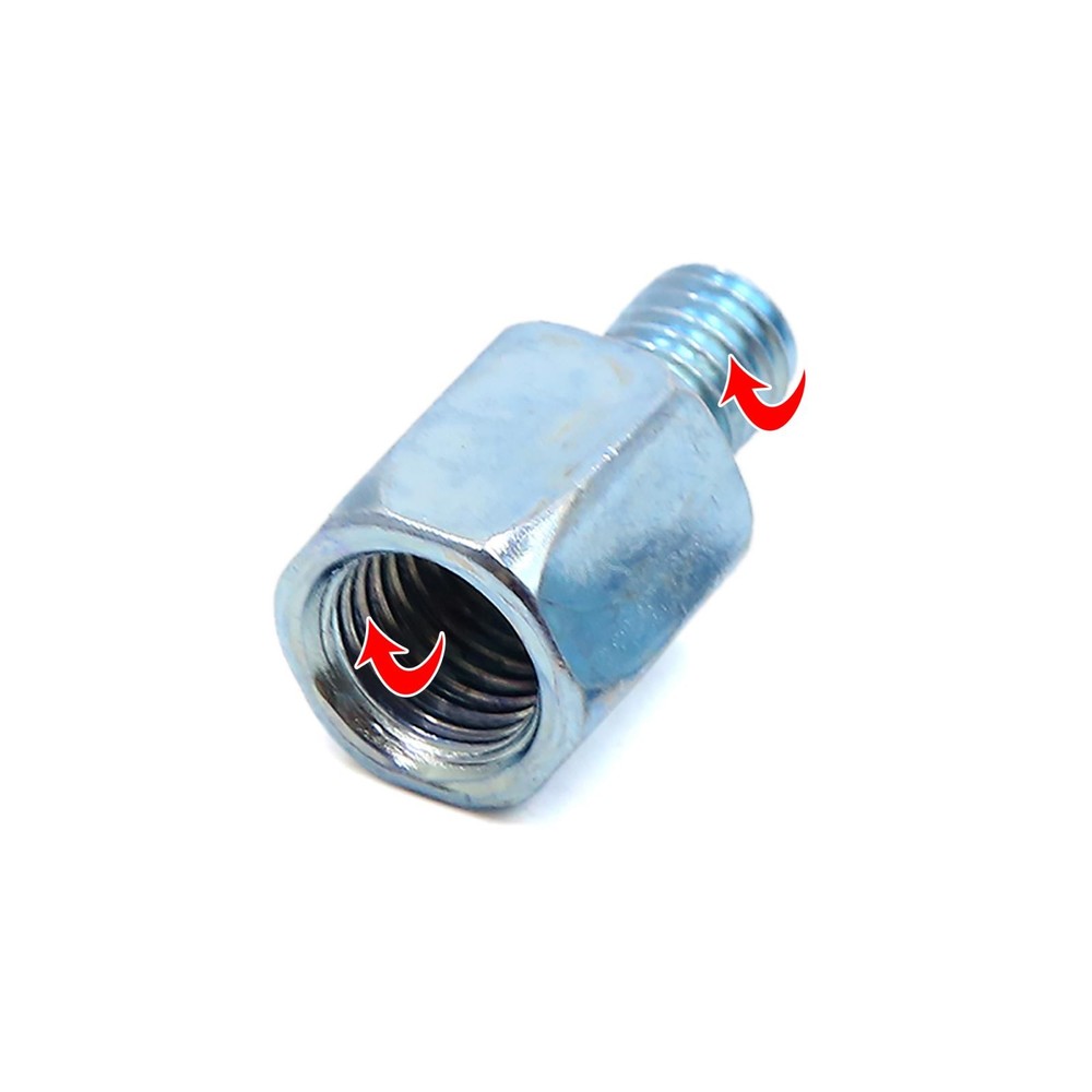 2pcs. 8mm Clockwise Fixing Diameter Motorcycle Rearview Mirror Screws