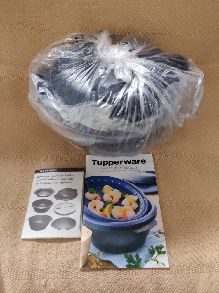 Tupperware Smart Multi Cooker Dark Blue Microwave Steamer