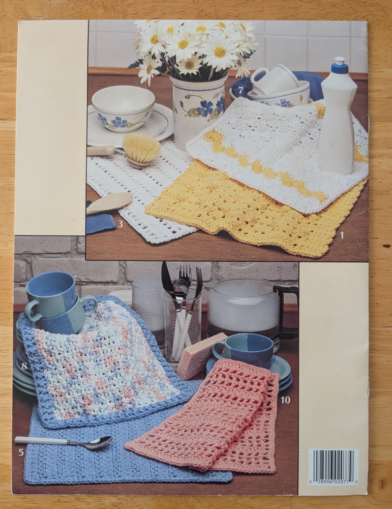 Leisure Arts Dishcloths Crochet Pattern Booklet