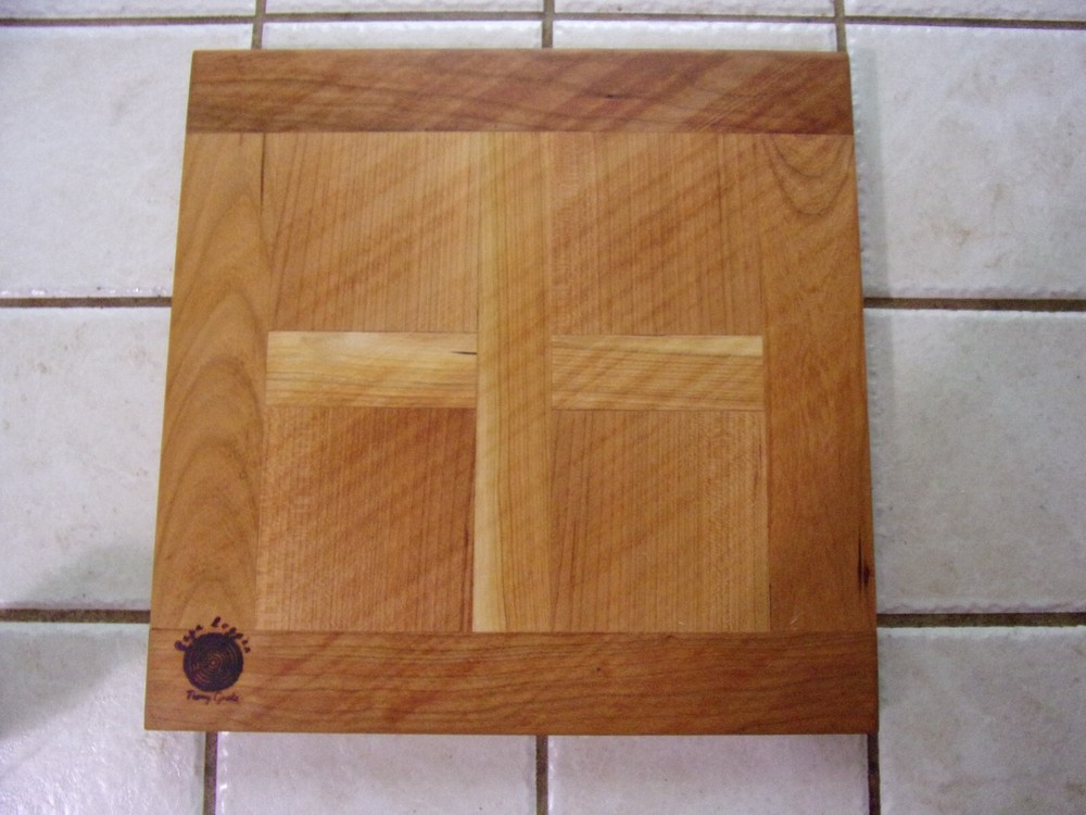 DECORATIVE CHARCUTERIE CUTTING BOARD SOLID CHERRY WEDDING CHRISTMAS HANDMADE