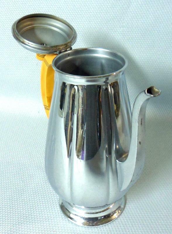 Farber Bros Krome Kraft Chrome Bakelite Coffee Pot