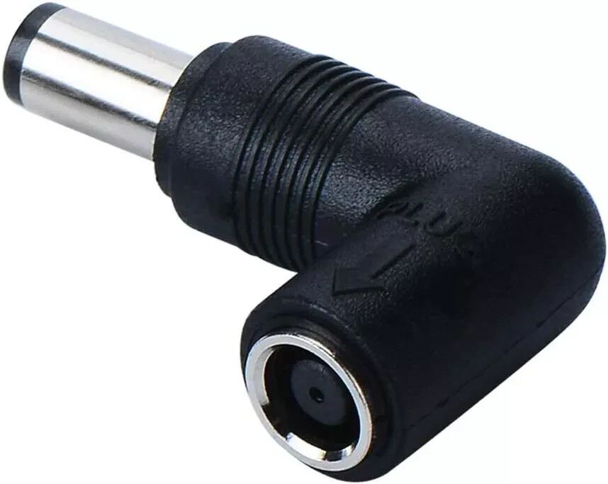7.4mm x Right Angle 90-Degree Power Adapter Connector Converter 1 Pack