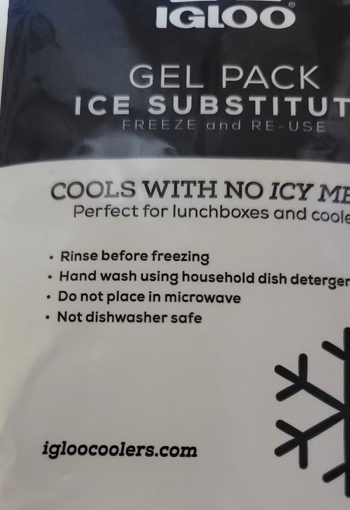 Lot Of 4 IGLOO MaxCold Ice Gel Pack - White