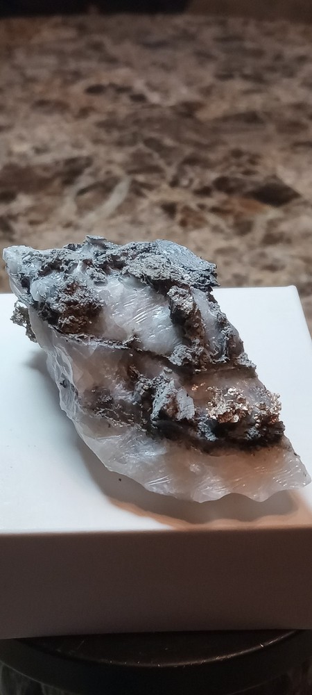 Silver Calcite Mineral from Morocco