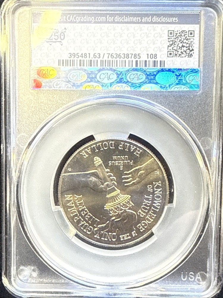 1776-2026-P Semiquincentennial CAC MS63 Enduring Liberty Half Dollar