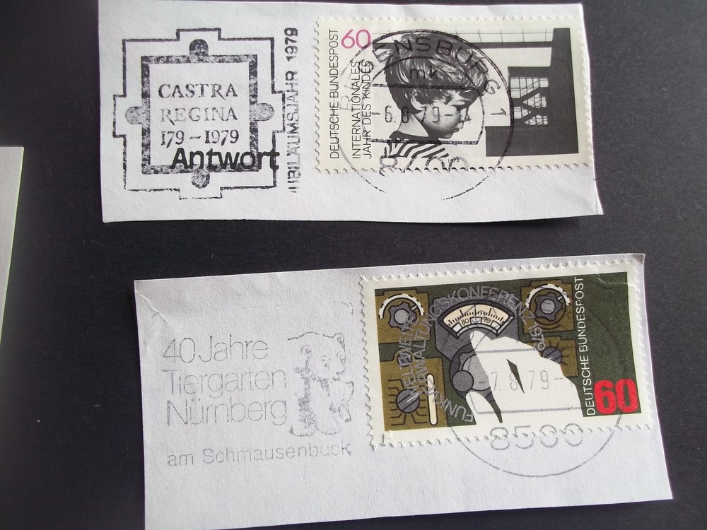 24x 1979 special / commemorative cancels Germany