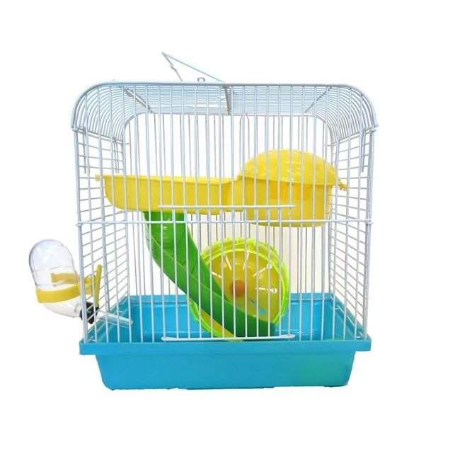 Dwarf Hamster  Mice Cage With Accessories  Blue