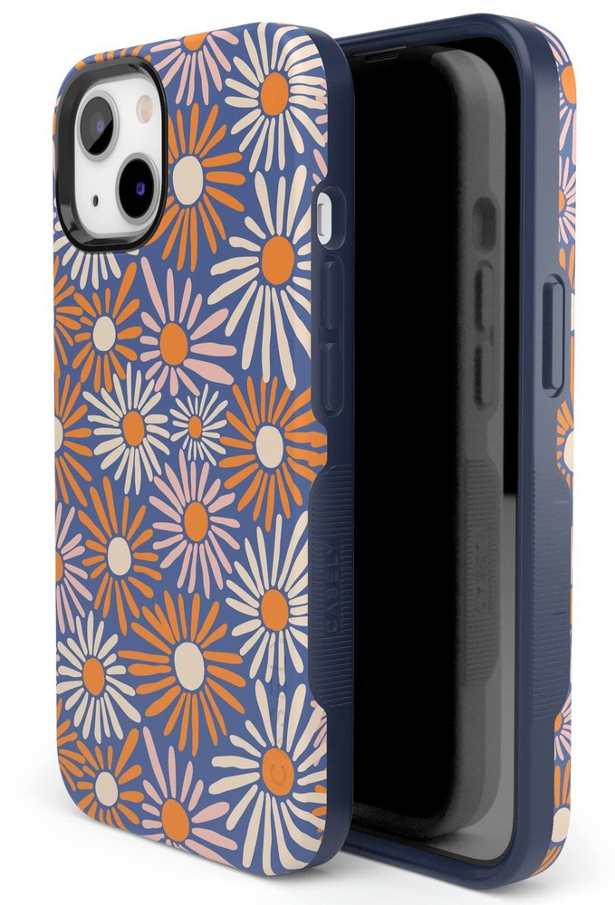 Casely iPhone 13 Case Spring Forward Daisy Floral MagSafe Compatible Bold Protec