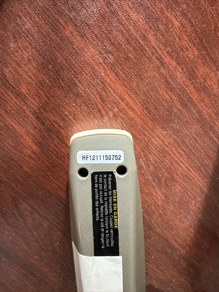 Pride Mobility Lift Chair 2 Button Hand Control Remote HF1211150752 Controller