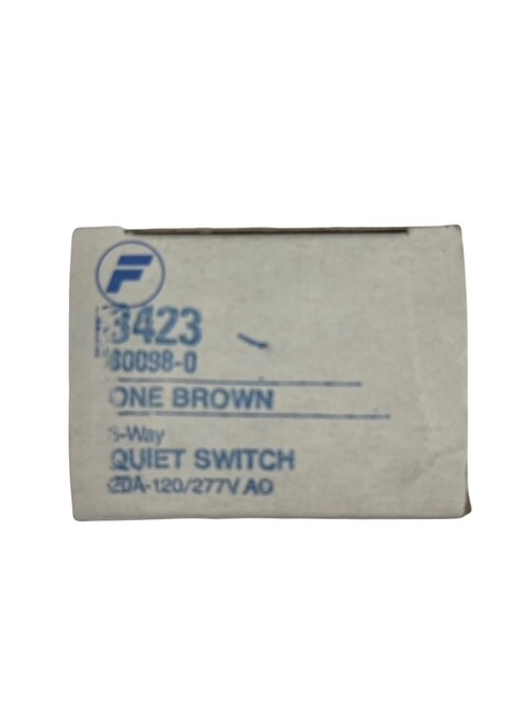 SWITCH TOGGLE CHALLENGER QUIET SPEC GRADE 20A, 120/277V, Brown